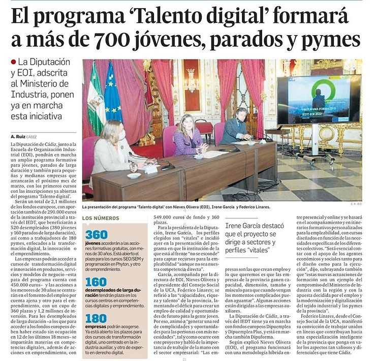 Talento Digital en Cádiz