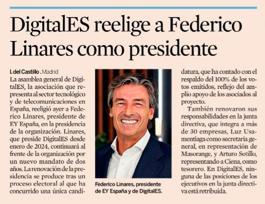 Federico Linares presidente DigitalES