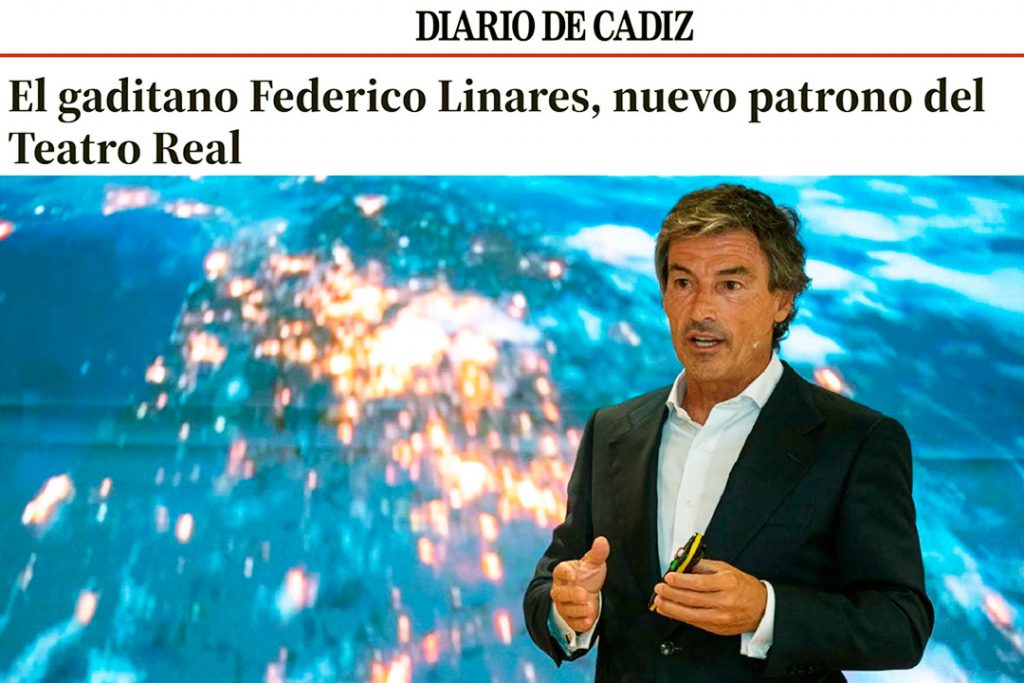 Federico Linares nuevo patrono del Teatro Real